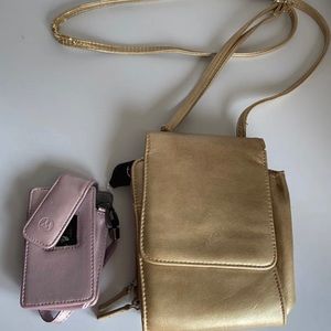 Metallic Crossbody Purse and Phone Case